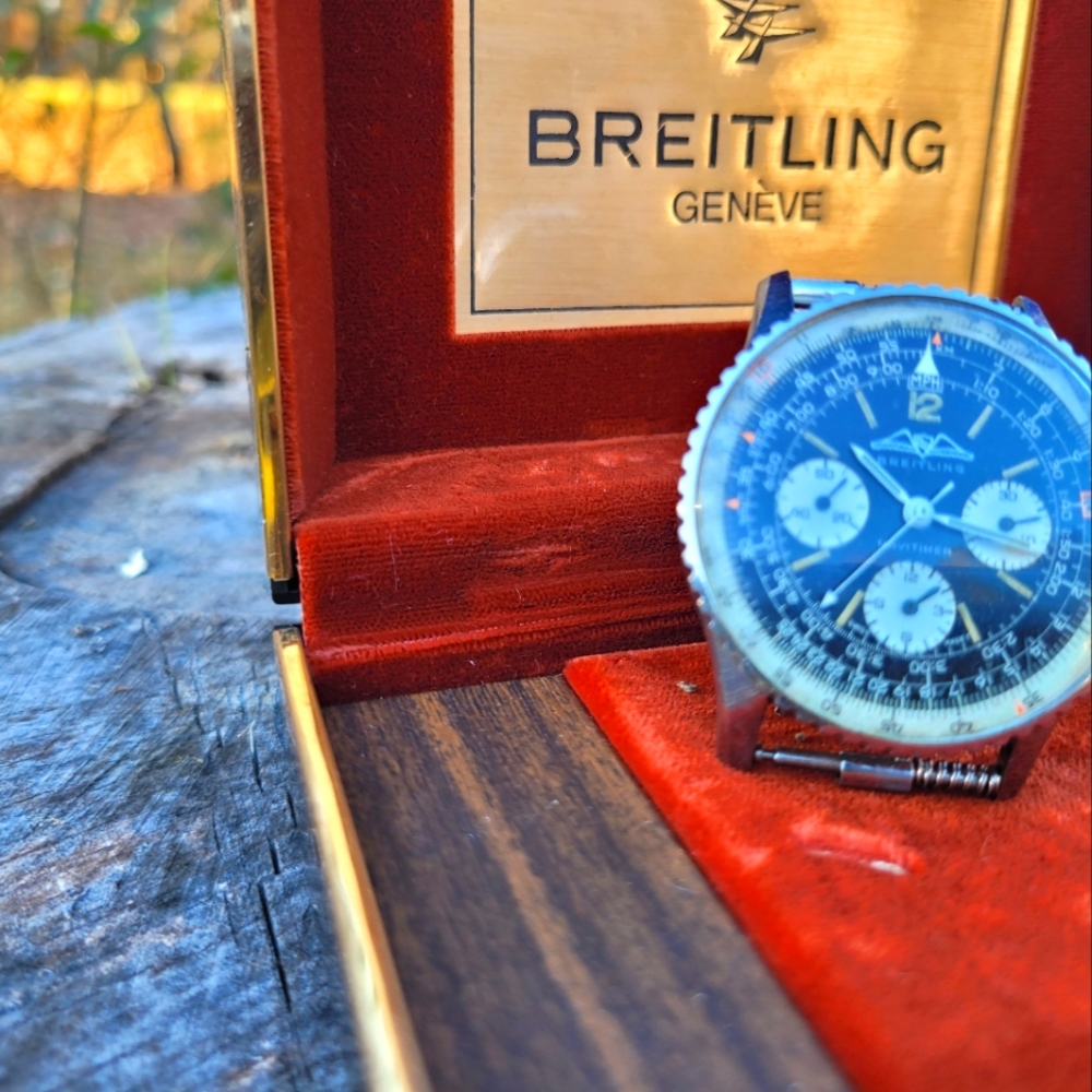 Vintage 1960s 806 Navitimer Chronograph with papers and original box